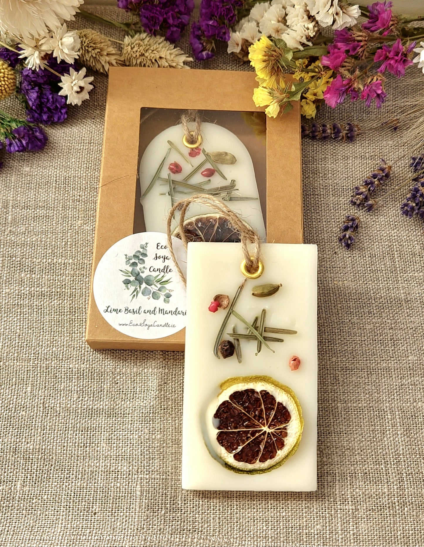 Botanical wax sachets